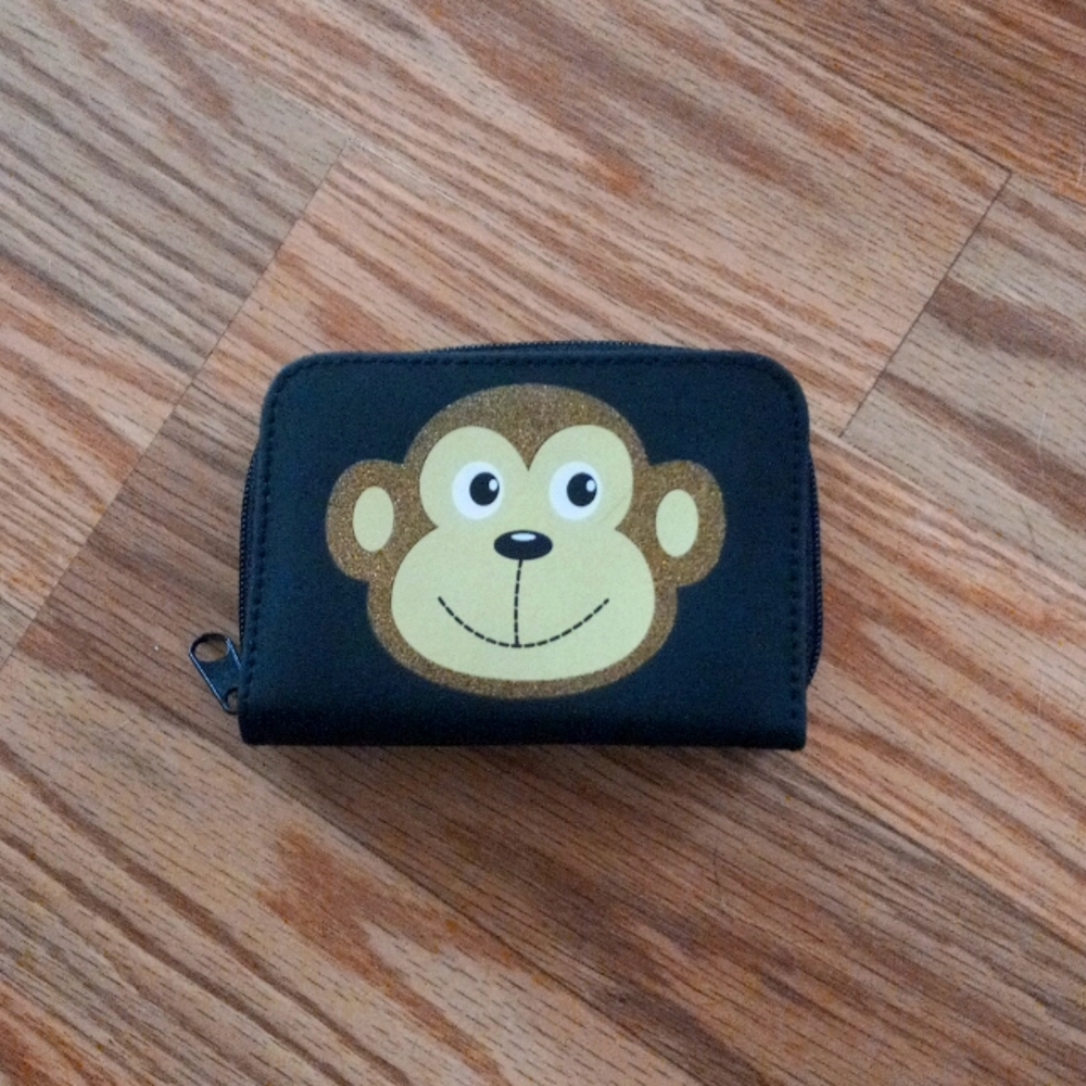 Wallet with monkey